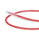 1ft (0.3m) Cat5e Snagless Unshielded (UTP) PVC CM Ethernet Patch Cable, Red Pure Bare Copper PoE++ 250MHz