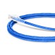 5ft (1.5m) Cat5e Snagless Unshielded (UTP) PVC CM Ethernet Patch Cable, Blue Pure Bare Copper PoE++ 250MHz