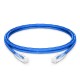 5ft (1.5m) Cat5e Snagless Unshielded (UTP) PVC CM Ethernet Patch Cable, Blue Pure Bare Copper PoE++ 250MHz