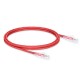 5ft (1.5m) Cat5e Snagless Unshielded (UTP) PVC CM Ethernet Patch Cable, Red Pure Bare Copper PoE++ 250MHz