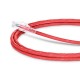 5ft (1.5m) Cat5e Snagless Unshielded (UTP) PVC CM Ethernet Patch Cable, Red Pure Bare Copper PoE++ 250MHz