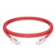 5ft (1.5m) Cat5e Snagless Unshielded (UTP) PVC CM Ethernet Patch Cable, Red Pure Bare Copper PoE++ 250MHz