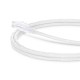 5ft (1.5m) Cat5e Snagless Unshielded (UTP) PVC CM Ethernet Patch Cable, White Pure Bare Copper PoE++ 250MHz