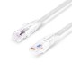 5ft (1.5m) Cat5e Snagless Unshielded (UTP) PVC CM Ethernet Patch Cable, White Pure Bare Copper PoE++ 250MHz