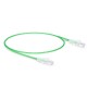 1ft (0.3m) Cat6 Snagless Unshielded (UTP) PVC CM Slim Ethernet Network Patch Cable, Green Pure Bare Copper PoE++ 550MHz