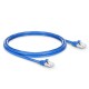 5ft (1.5m) Cat7 Snagless Shielded (SFTP) PVC CM Ethernet Network Patch Cable, Blue Pure Bare Copper PoE++ 600MHz